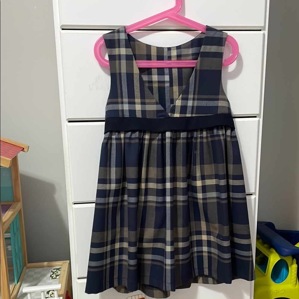 Stylish Plaid Kids Dress -
